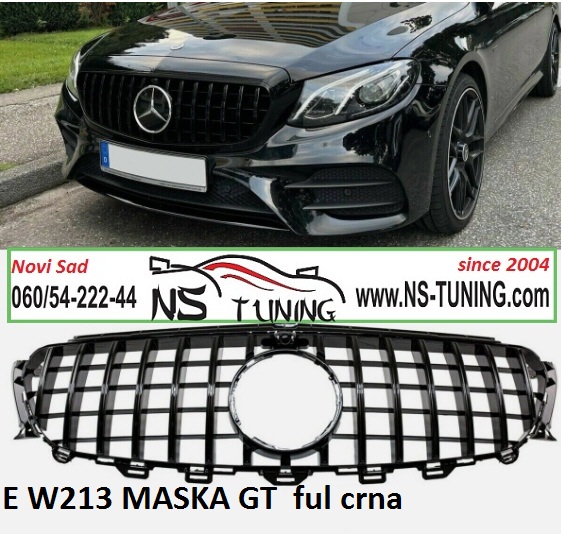 Mercedes E-Klasse W213 A238 C238 16-20 gt maska crna ful novi sad ns tuning